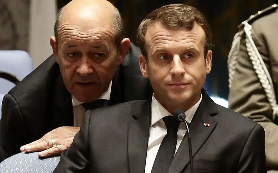 Emmanuel Marcron et Yves Le Drian