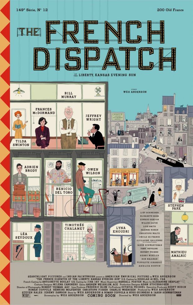 The French Dispatch, réalisé par Wes Anderson