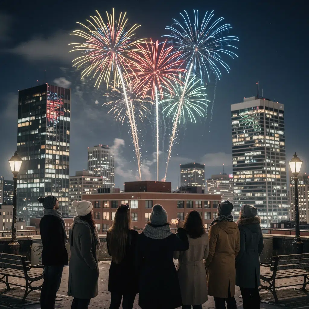 Feu d'artifice du Nouvel An 2026