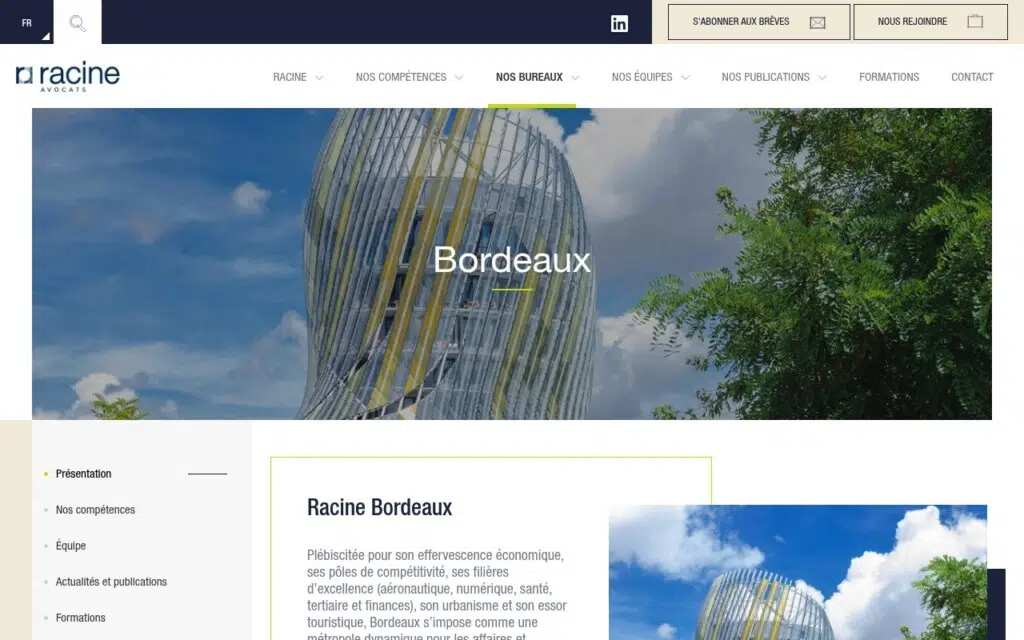 Racine Bordeaux Conseil et contentieux en assurance