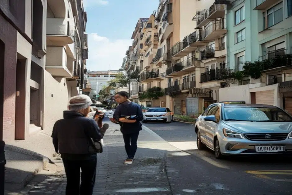 Quartier Kerledé à Saint-Nazaire, façades d’immeubles et ambiance résidentielle