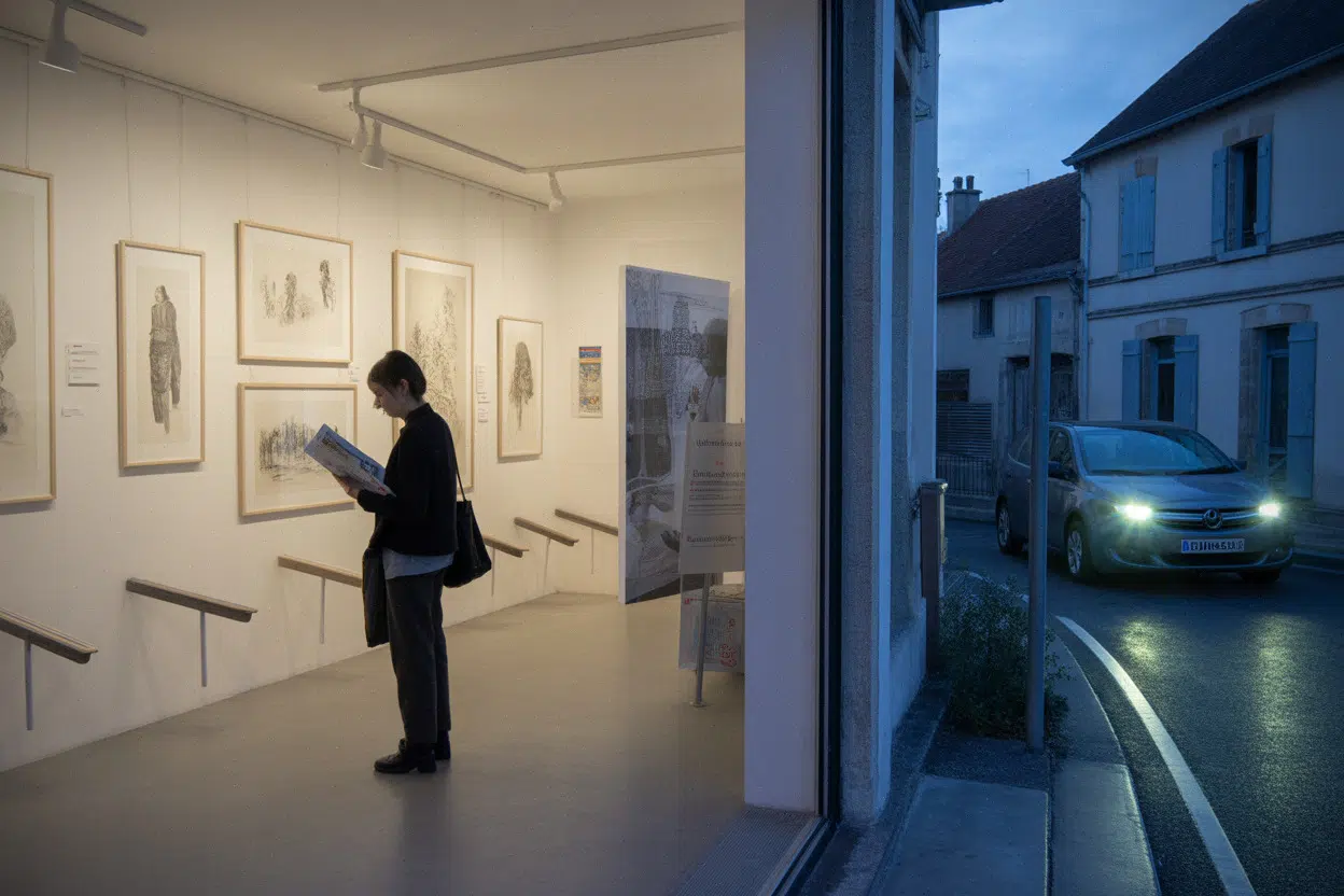 Exposition de dessins monochromes à l’office de tourisme de Montsalvy