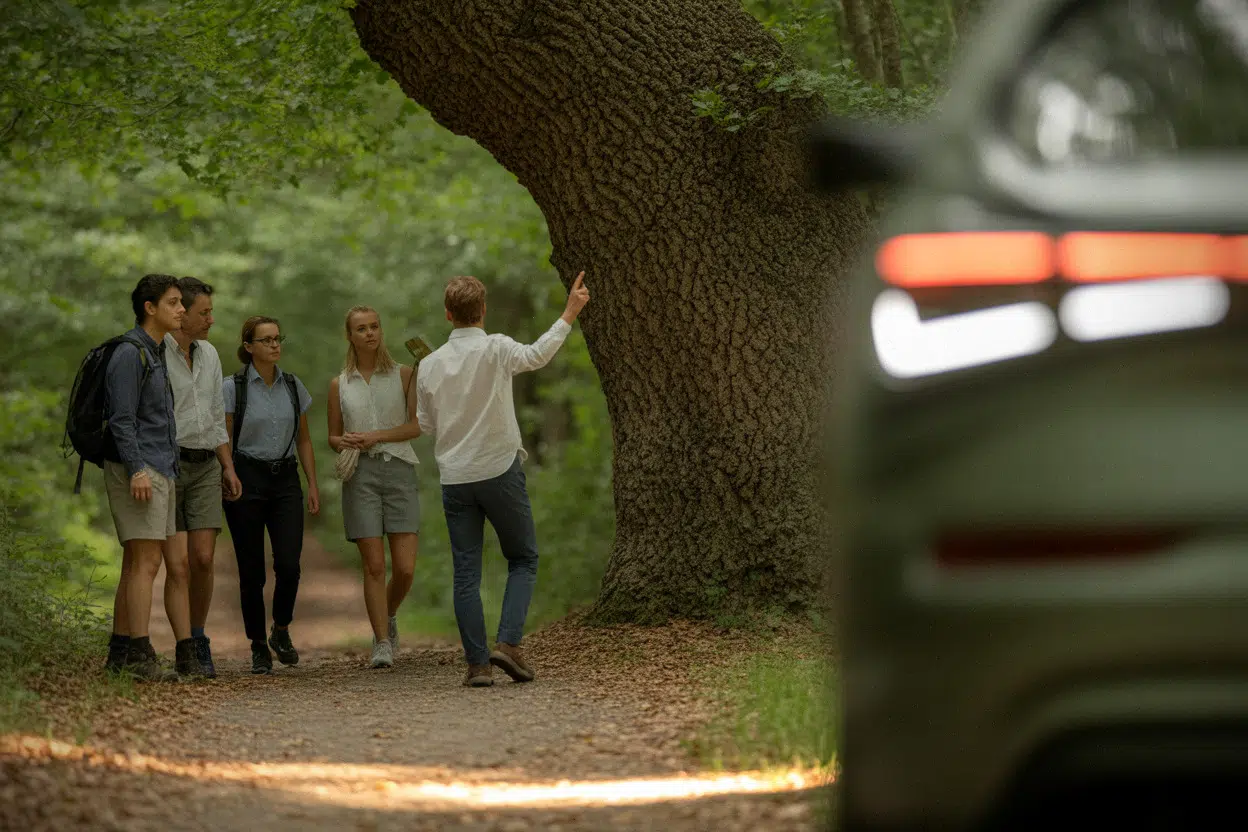 Visite guidée en forêt de Tronçais près de Cérilly, chênes remarquables