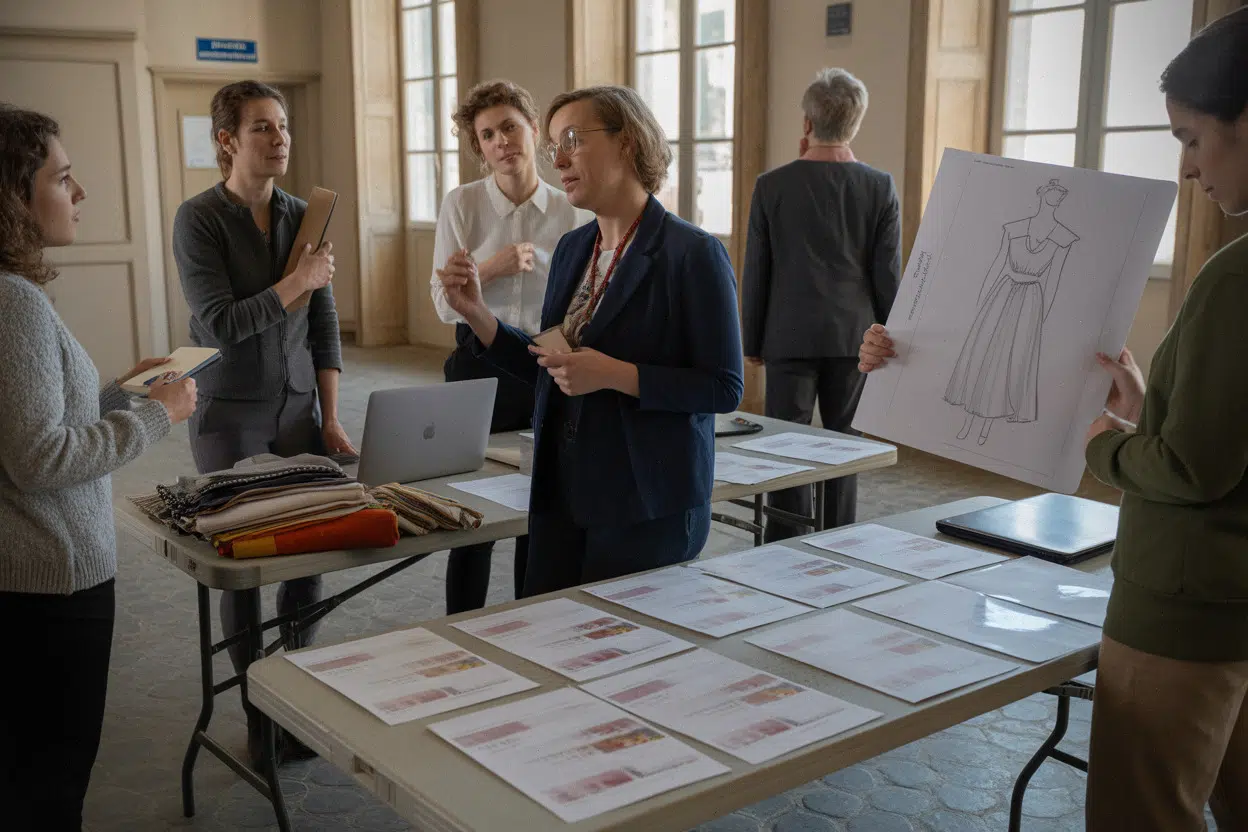 Réunion de bénévoles à Larra pour préparer le spectacle historique