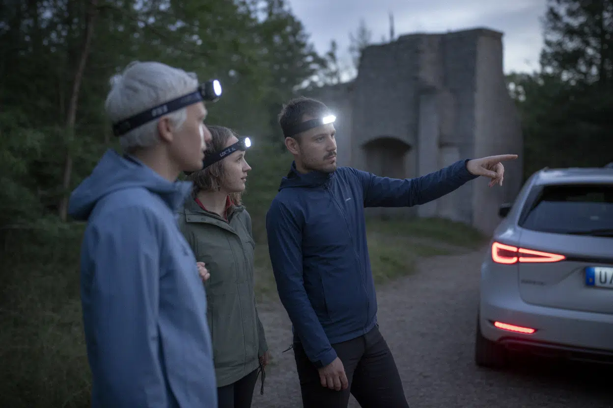Balade nocturne en forêt aux Cammazes près de la voûte Vauban