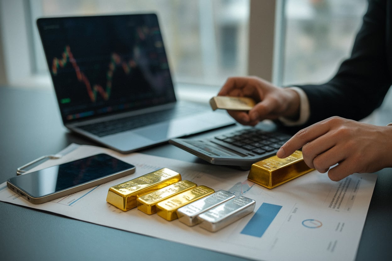 Lingots d’or et d’argent liés à la hausse des valeurs aurifères