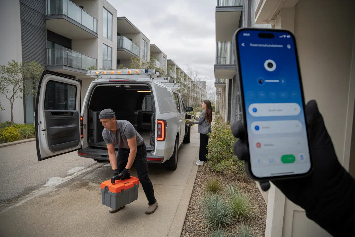 Intervention rapide d’un installateur smart home pour thermostat et caméra