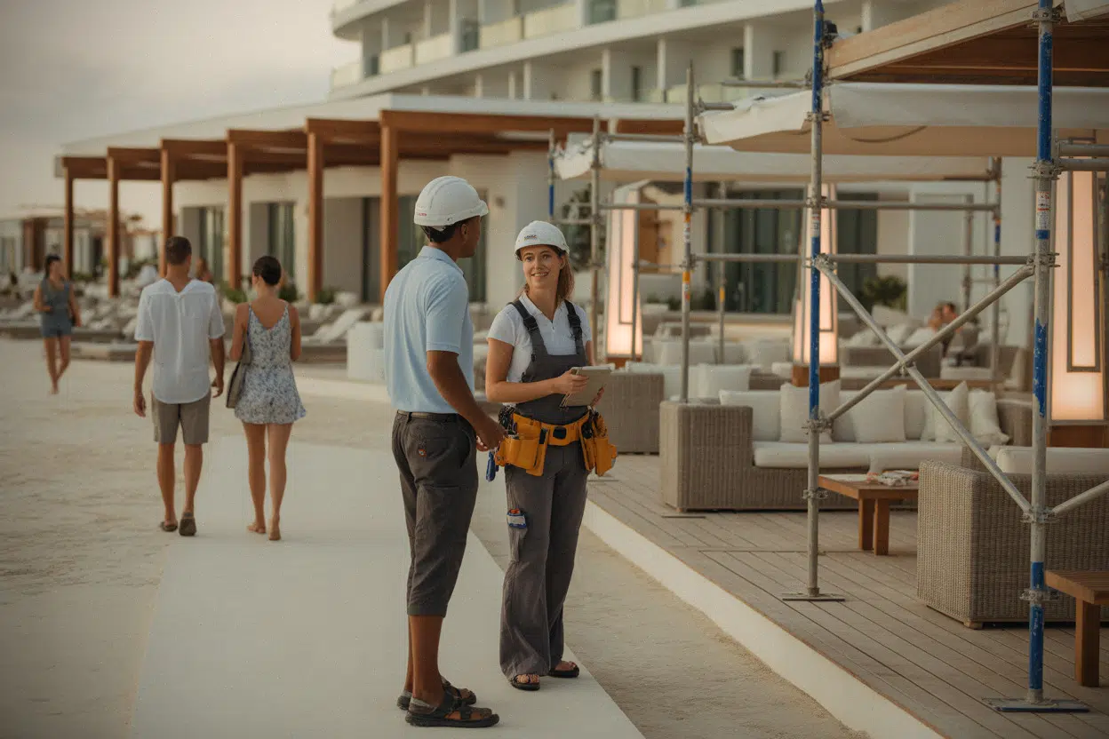 Travaux de modernisation d’un village Club Med haut de gamme