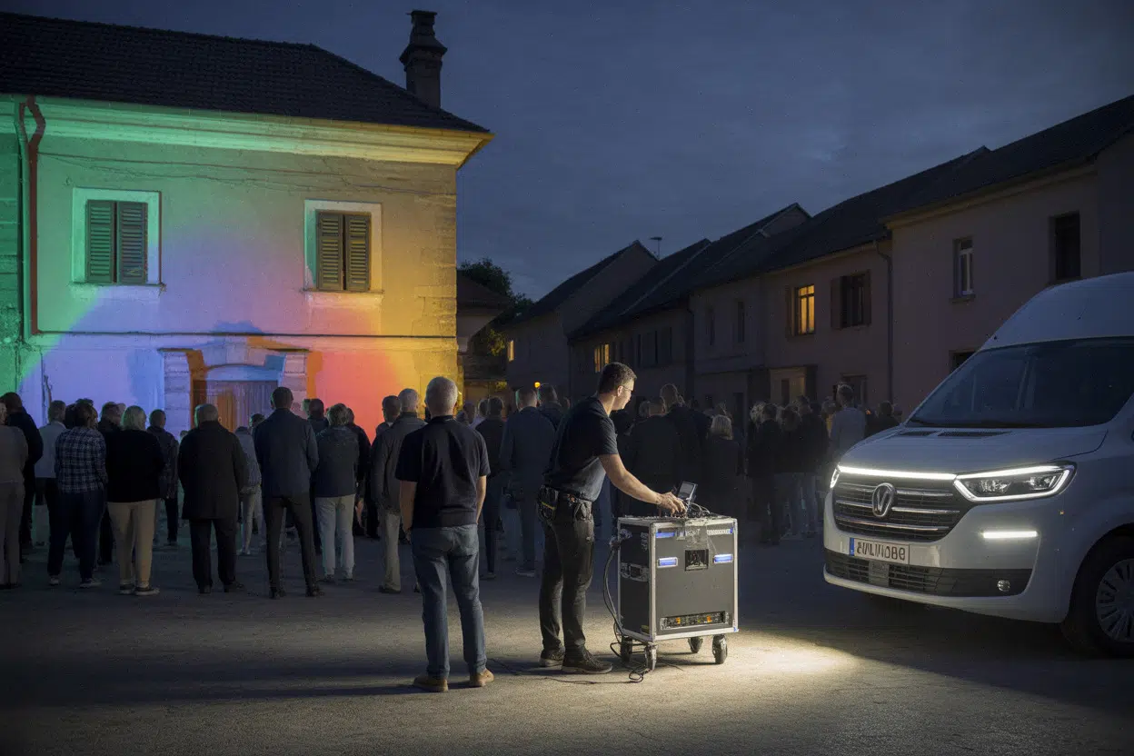 Spectacle son et lumière des Journées du Patrimoine à Corronsac