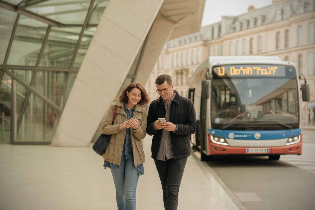 Parcours touristique à pied guidé par Exod dans une ville régionale