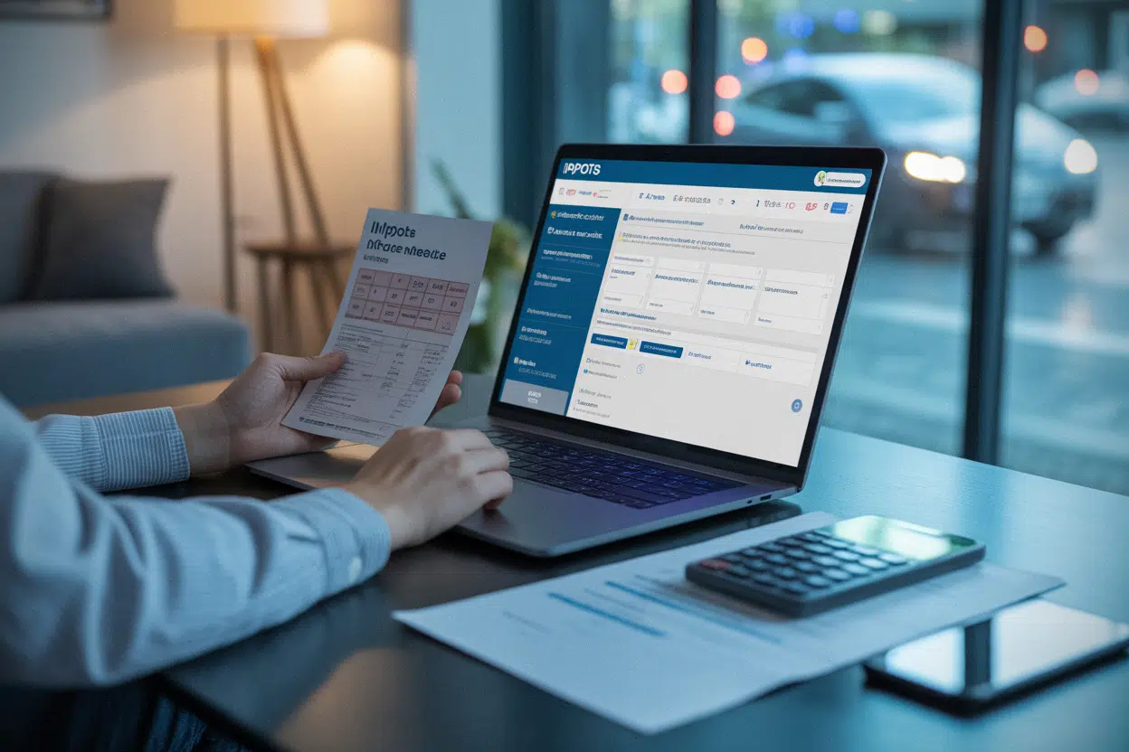 Correction en ligne de la déclaration d’impôts sur ordinateur portable en 2026