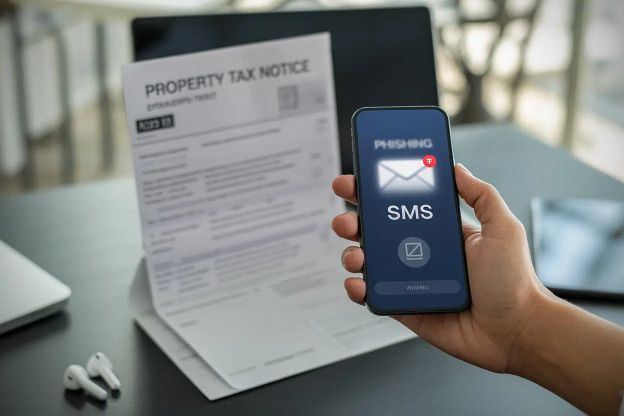 Faux SMS de taxe foncière, vigilance avant paiement en ligne