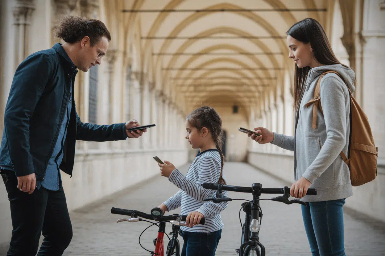 Jeu de piste patrimonial encadré par Pass’enGers, parent et enfant