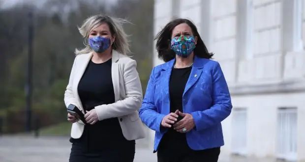 Mary Lou McDonald made what appeared to be a statement of regret that the Mullaghmore murders had happened – a statement in terms that ambivalently morphed into general regret that so many others had died in the Troubles. It was as far as Provo ideology could let her go. It was as far as Provo ideologists would permit her to go. She was not free to say more. Her political choreography is as controlled and scripted as that of Michelle O’Neill. Photograph: Niall Carson/PA