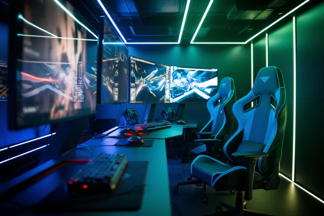 Installation de jeu moderne avec graphismes raytracés
