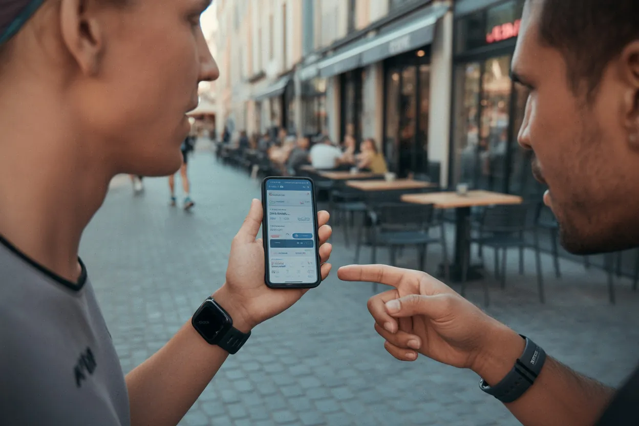 Bourse d’échange des dossards consultée sur smartphone à Chartres