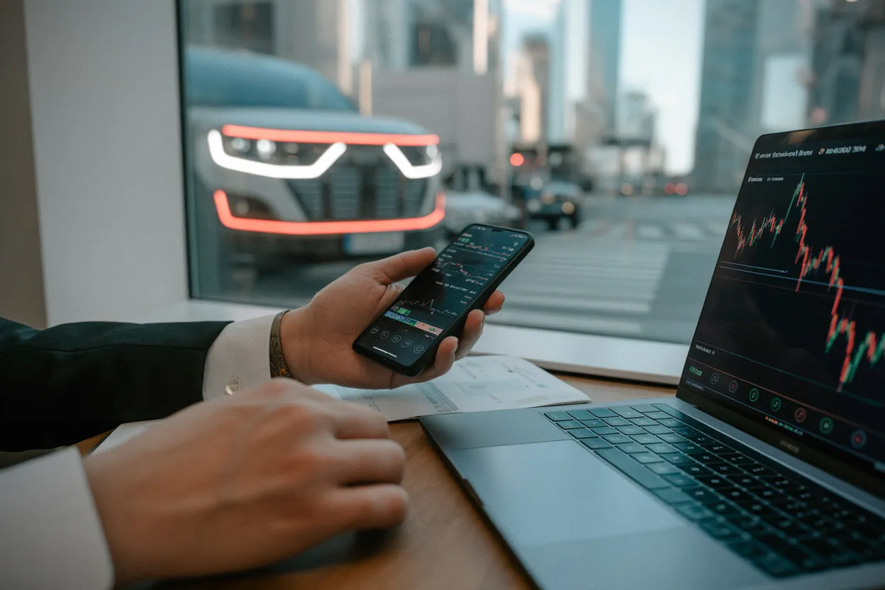 Suivi du cours Stellantis sur smartphone et ordinateur en 2026